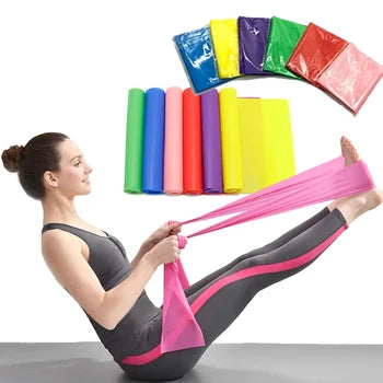 Pedal Resistance Band Latex Bodybuilding Expander Exercise Sit Up Equipment Tension Band Yoga Stretching Tummy Trimmer Pull Rope